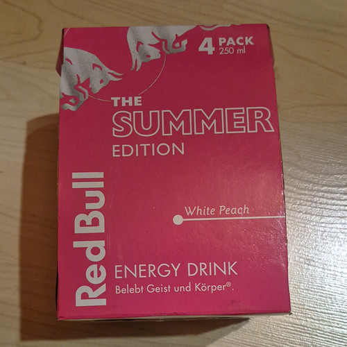 Red bull the summer edition - red,