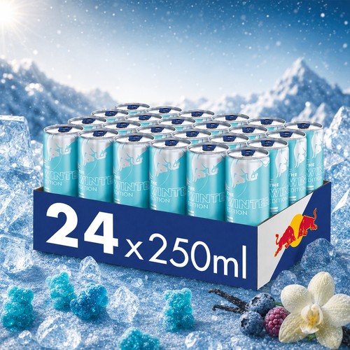 Red bull winter - winter, iced