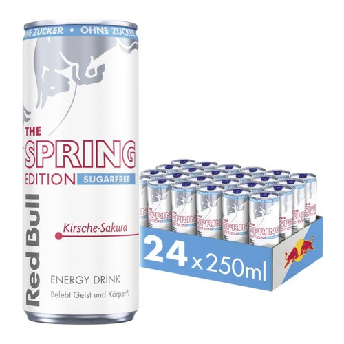 Red bull spring sugarfree - bull,