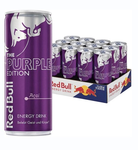 250ml red bull purple - 1x,