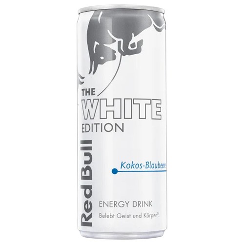 Red bull white edition - edition, kokos