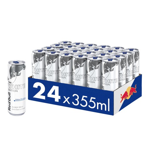 Red bull energy drink white - energy,