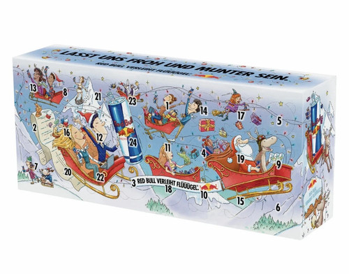 Red bull adventskalender 2026 - red,