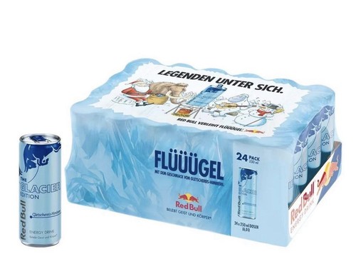 Red bull the glacier - red, edition