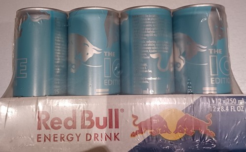 Red bull energy drink - drink, ice