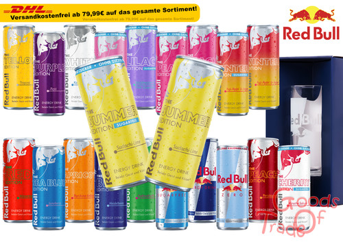 Red bull energy drink - red,