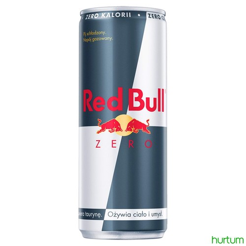 Red bull zero energy - red,