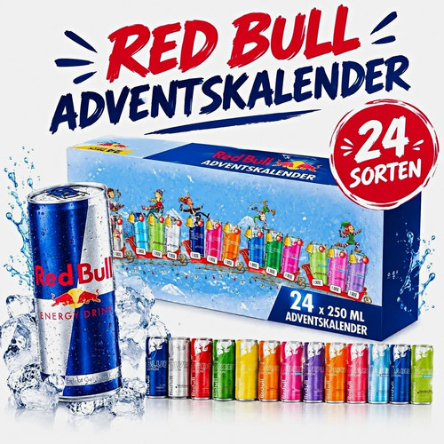 Red bull adventskalender - red,